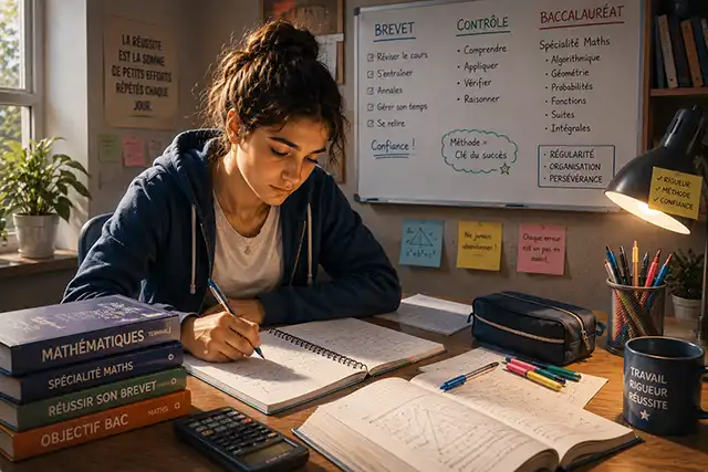 Préparer un contrôle, le brevet ou le baccalauréat